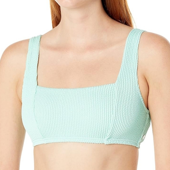 🐍BILLABONG BRAND NEW SUMMER HIGH SQUARE BIKINI TOP SIZE XL/14 - Picture 5 of 6